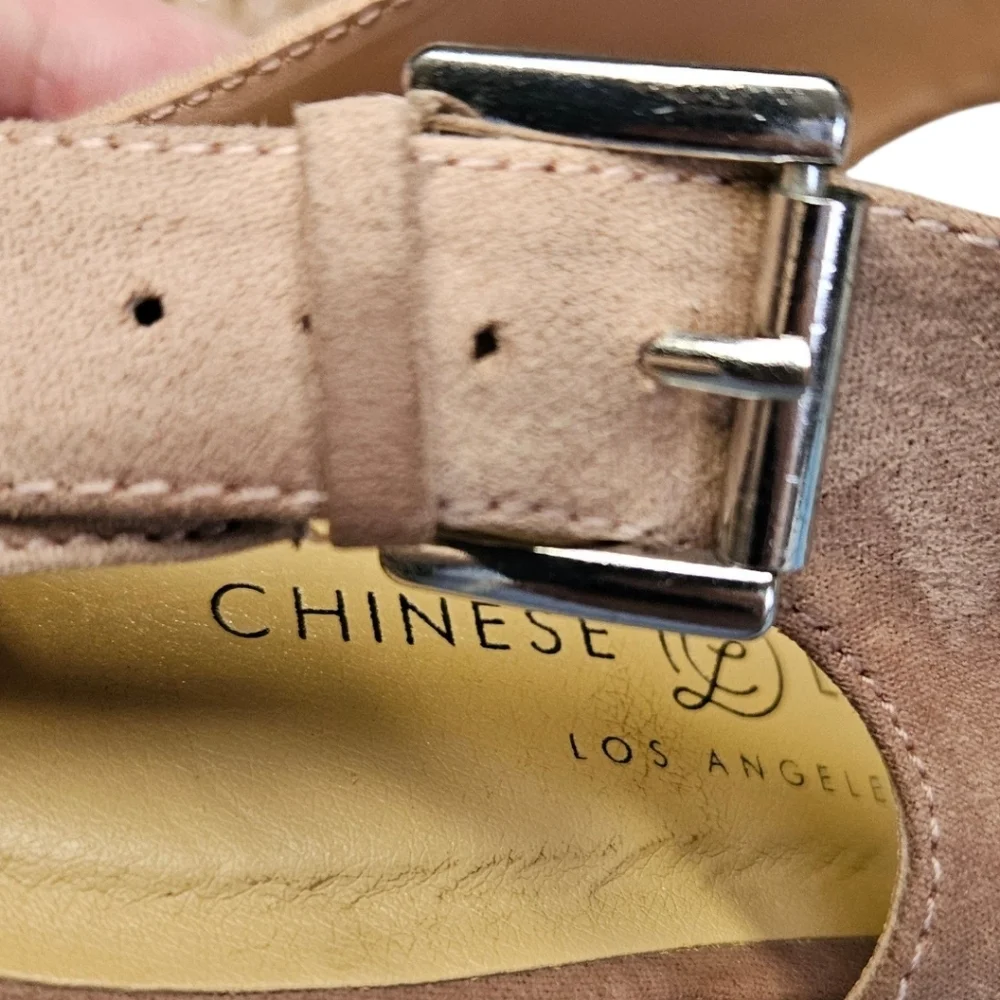 CHINESE LAUNDRY Women's Studded Wedge Sandals Size 7.5 M